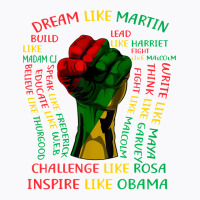 Black History Month Inspirational Leaders Power Fi T-shirt | Artistshot