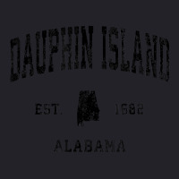 Dauphin Island Alabama Al Vintage Athletic Black S Unisex Sherpa-lined Denim Jacket | Artistshot