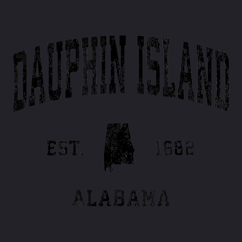 Dauphin Island Alabama Al Vintage Athletic Black S Unisex Sherpa-Lined Denim Jacket by galloywa | Artistshot