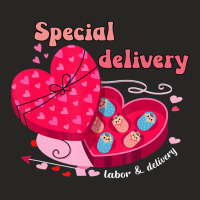 Special Delivery Labor And Delivery Nurse Valentin Ladies Fitted T-shirt | Artistshot