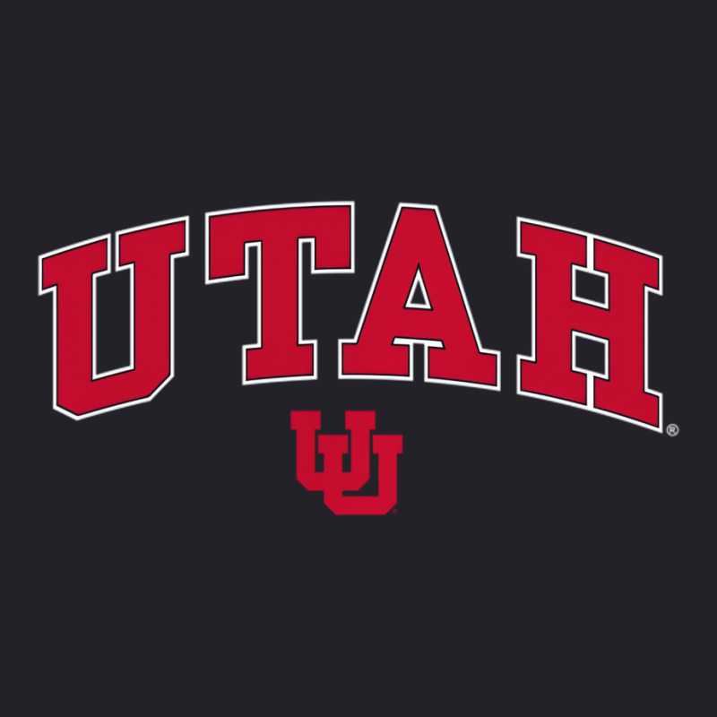 Utah Utes Arch Over Black Officially Licensed Pull Unisex Sherpa-Lined Denim Jacket by bantonjo | Artistshot