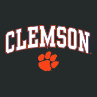 Mens Clemson Tigers Arch Over Dark Heather Officia Women's Triblend Scoop T-shirt | Artistshot