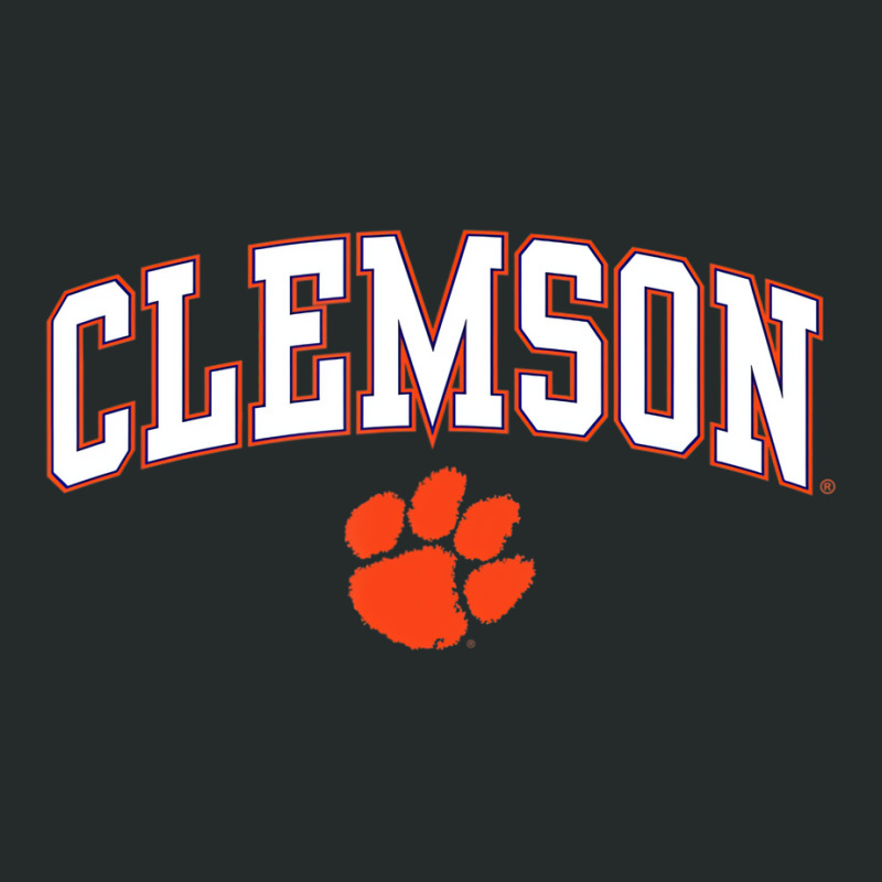 Mens Clemson Tigers Arch Over Dark Heather Officia Women's Triblend Scoop T-shirt by joycez | Artistshot