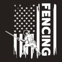 Fencing Us Flag Graphic Concept Tank Top | Artistshot