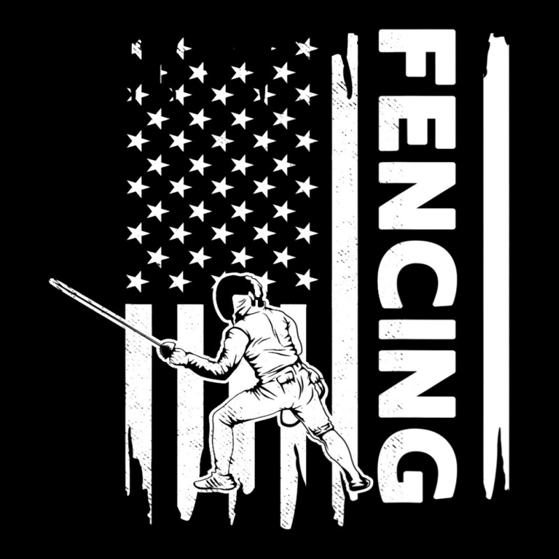 Fencing Us Flag Graphic Concept Zipper Hoodie | Artistshot