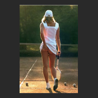 Tennis Girl Martin Elliott Printed Hat | Artistshot