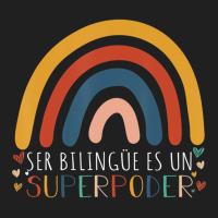 Ser Bilingue Es Un Superpoder Spanish Esl Teacher Ladies Polo Shirt | Artistshot