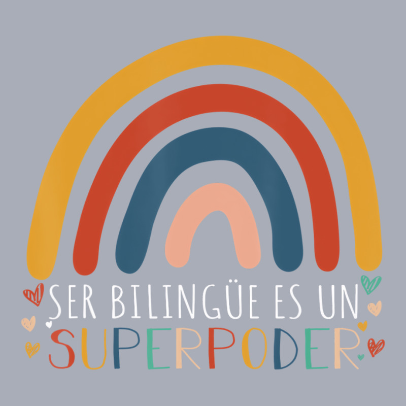 Ser Bilingue Es Un Superpoder Spanish Esl Teacher Tank Dress by validokel | Artistshot