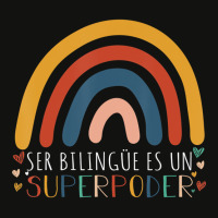 Ser Bilingue Es Un Superpoder Spanish Esl Teacher Scorecard Crop Tee | Artistshot