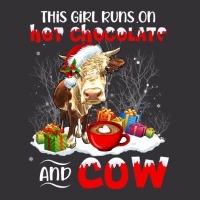 Cow Christmas Light Tree Cow Xmas Snow Lover 473 Vintage Hoodie And Short Set | Artistshot