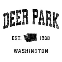 Deer Park Washington Wa Vintage Athletic Black Spo Men's Long Sleeve Pajama Set | Artistshot