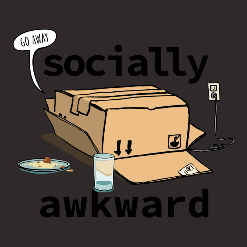 Socially Awkward Introvert In A Cardboard Box Fort Racerback Tank by jaymeeadanicz | Artistshot