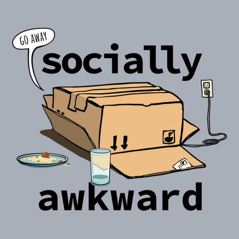 Socially Awkward Introvert In A Cardboard Box Fort Tank Dress by jaymeeadanicz | Artistshot