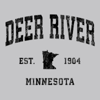 Deer River Minnesota Mn Vintage Athletic Black Spo Baby Bodysuit | Artistshot