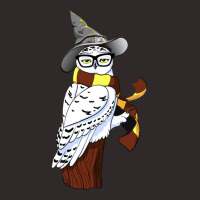 An Owl In A Hat And Stripey Scarf Racerback Tank | Artistshot