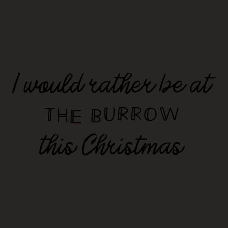 Be At The Burrow This Christmas Ladies Fitted T-Shirt by clemontaingm | Artistshot