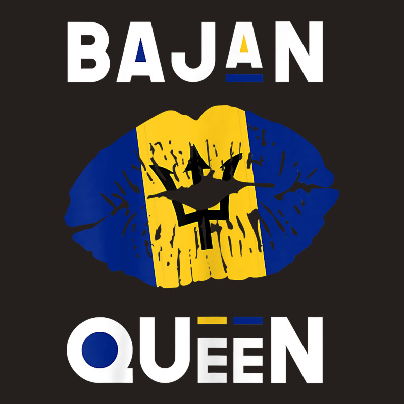 Womens Bajan Queen Shirt Barbados Flag Lips Barbad Tank Top by byrneo | Artistshot