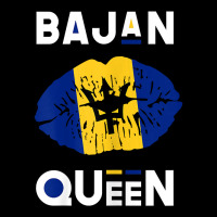 Womens Bajan Queen Shirt Barbados Flag Lips Barbad Lightweight Hoodie | Artistshot