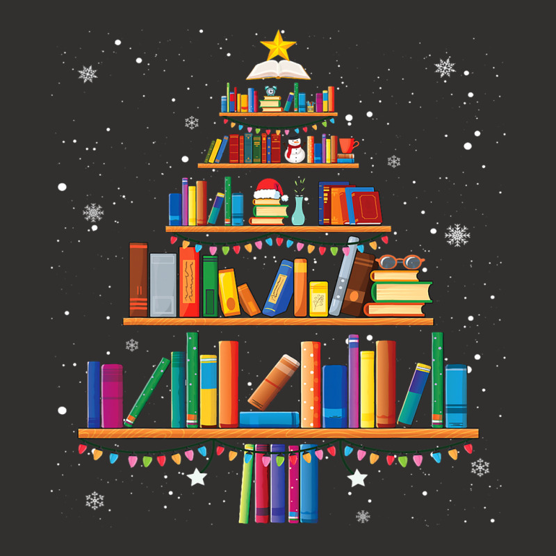 Christmas Library Tree Cute Book Lover Librarian X Champion Hoodie by Fabulousam | Artistshot