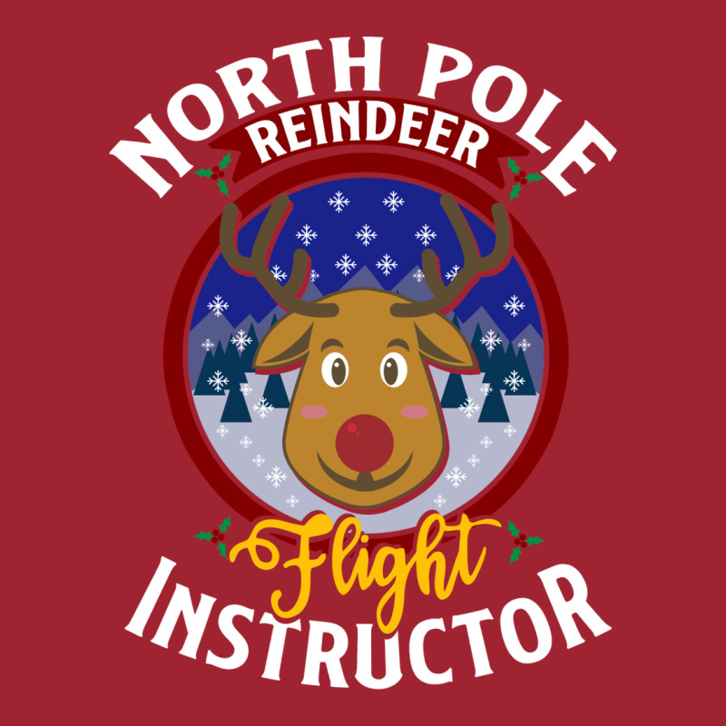 North Pole Flight Instructor! Funny Reindeer Lover Long Sleeve Shirts | Artistshot