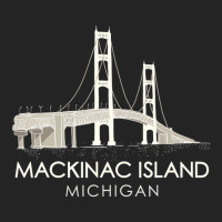 Mackinac Island Bridge Michigan Great Lakes Huron 3/4 Sleeve Shirt | Artistshot