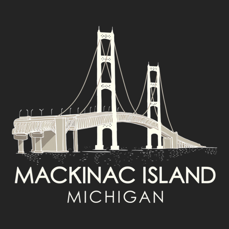 Mackinac Island Bridge Michigan Great Lakes Huron 3/4 Sleeve Shirt by kranendon | Artistshot