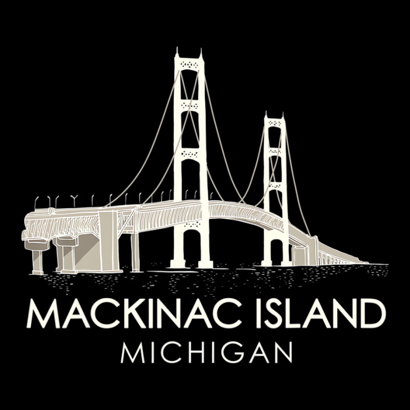 Mackinac Island Bridge Michigan Great Lakes Huron Zipper Hoodie by kranendon | Artistshot