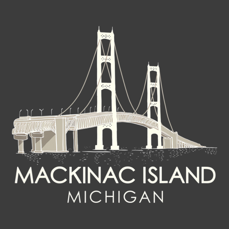 Mackinac Island Bridge Michigan Great Lakes Huron Men's Polo Shirt by kranendon | Artistshot