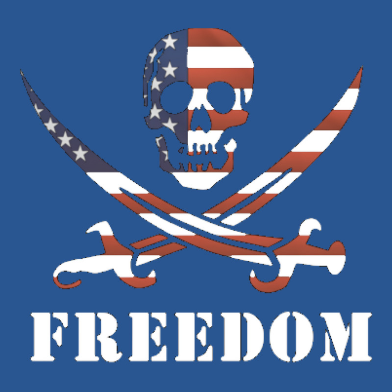 Usa Pirate Freedom Skull And Crossed Swords T-shirt | Artistshot