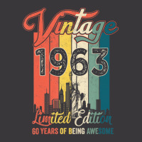 Vintage 1963 60 Years Of Being Awesome Gift Limite Ladies Curvy T-shirt | Artistshot