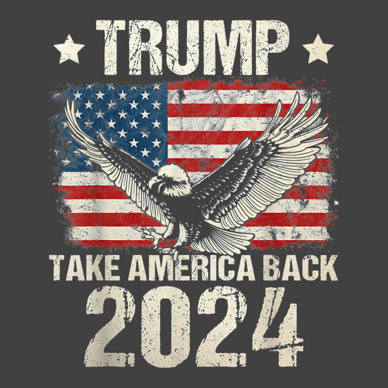 Trump 2024 Flag Take America Back Men Women Trump Vintage T-shirt | Artistshot