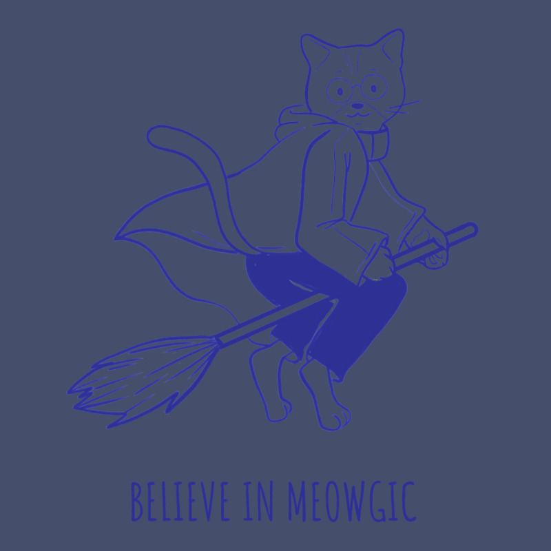 Believe In Magic Pun With Flying Witch Cat Vintage Short by alfanomearsb | Artistshot