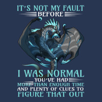 Dragon Its Not My Fault You Thought I Was Normal 3 Ladies Denim Jacket | Artistshot