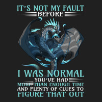 Dragon Its Not My Fault You Thought I Was Normal 3 Ladies Polo Shirt | Artistshot