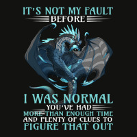 Dragon Its Not My Fault You Thought I Was Normal 3 Scorecard Crop Tee | Artistshot