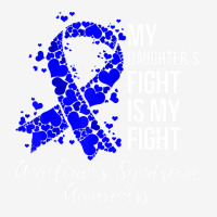 My Daughterâ€™s Fight Is My Fight Angelman Sy Crew Socks | Artistshot