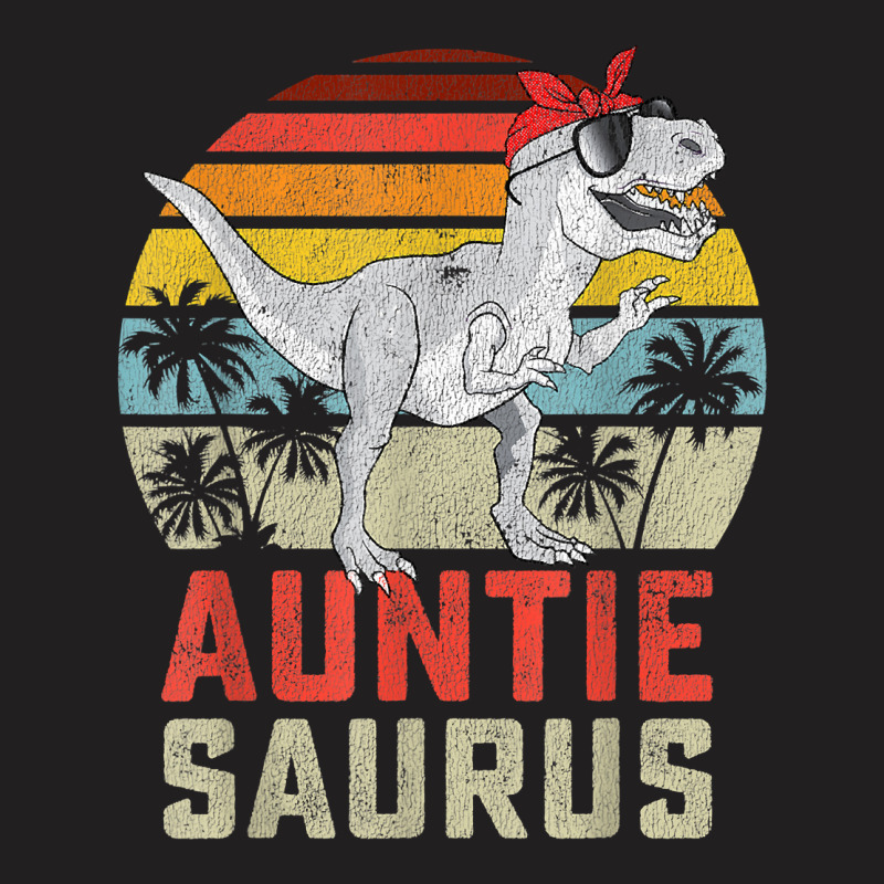 Auntiesaurus T Rex Dinosaur Auntie Saurus Family M T-shirt | Artistshot