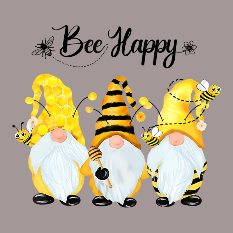 Bee Happy Bee Gnome Spring T Shirt Vintage Short | Artistshot