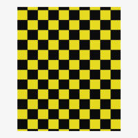 Black And Yellow Checks Ladies Fitted T-shirt | Artistshot