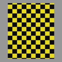 Black And Yellow Checks Women's V-neck T-shirt | Artistshot