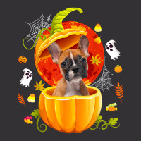 Boston Terrier Witch Pumpkin Halloween Dog Lover F Vintage Hoodie | Artistshot