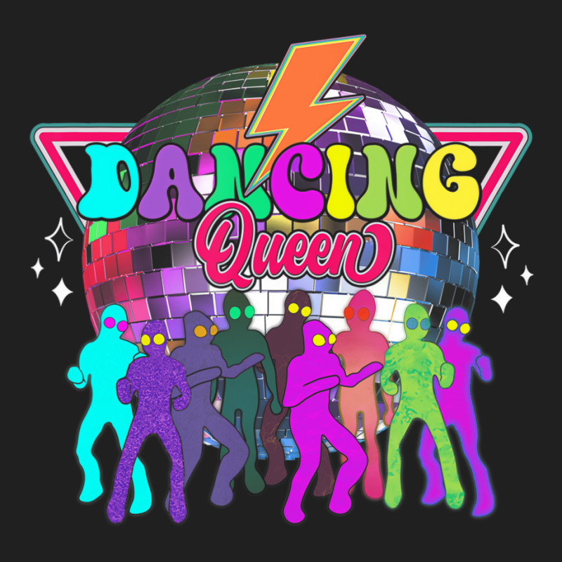 Disco Queen Dance Mom Dancing A Queen Vintage 70s Ladies Polo Shirt by galloywa | Artistshot