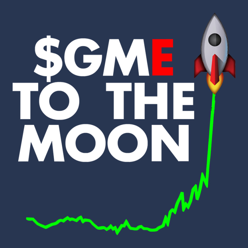 Gamestop Stock $gme To The Moon Men Denim Jacket by DanielPatrickGrasseschi | Artistshot