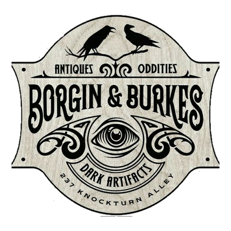 Borgin N Burkes V-Neck Tee by clemontaingm | Artistshot