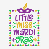 Little Miss Mardi Gras   Cute Girls Mardi Gras Gif Adjustable Cap | Artistshot