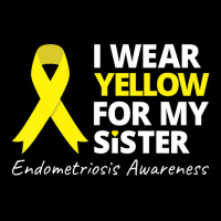 I Wear Yellow For My Sister T Shirt Endometriosis Baby Tee | Artistshot