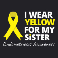 I Wear Yellow For My Sister T Shirt Endometriosis Youth Tee | Artistshot