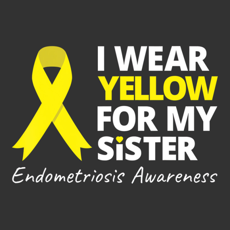 I Wear Yellow For My Sister T Shirt Endometriosis Baby Bodysuit by fieyzacik | Artistshot