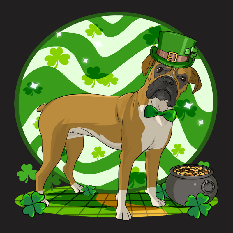 Boxer Dog Irish Leprechaun St Puppy Pet Patricks D T-shirt | Artistshot