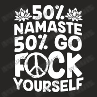 Yoga Namaste Ashtanga Om Yogi Zen Mantra Pilates Ladies Fitted T-shirt | Artistshot